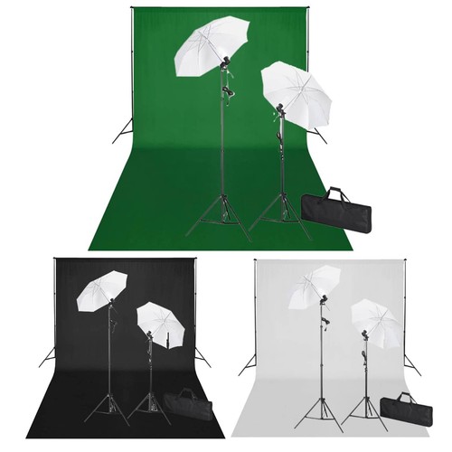 Fotostudio set mit grünem - set,