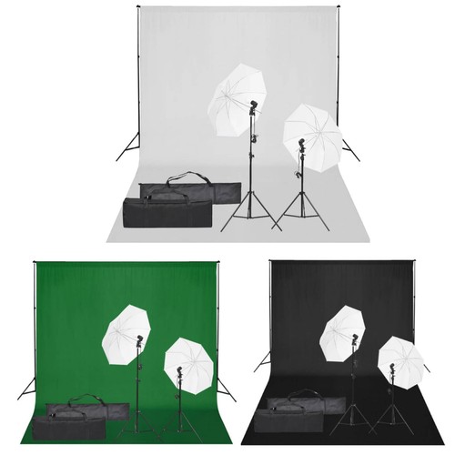 Fotostudio set mit beleuchtung - set,