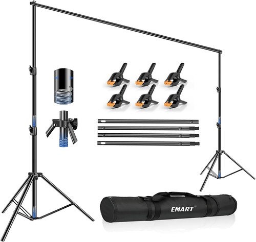 Emart hintergrundsystem 3x3 - hintergrundsystem, 3x3,6m